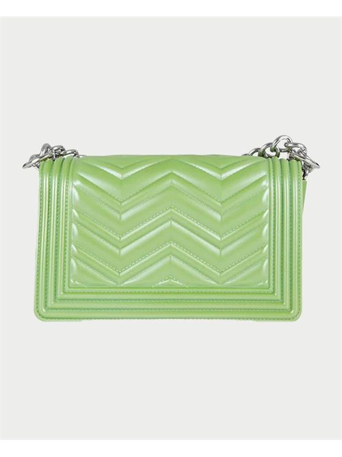 Borsa Marc Ellis in ecopelle trapuntata MARC ELLIS | FLAT WAVE MGREEN TEA/SILVER
